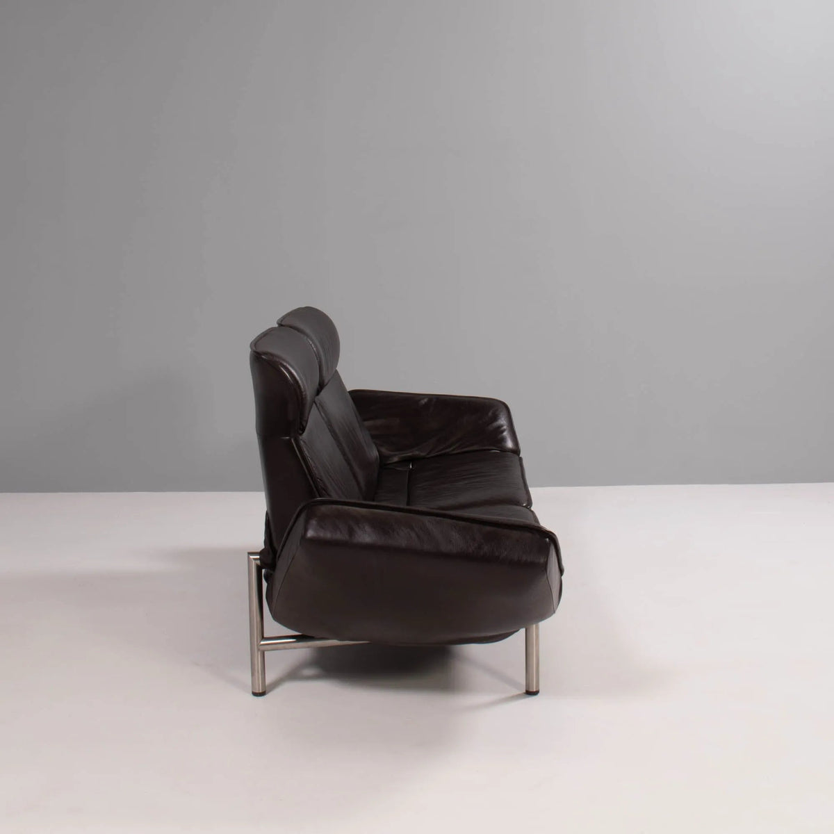 De Sede by Thomas Althaus DS - 450 Brown Leather Sofa - REHAUS - thomas althaus