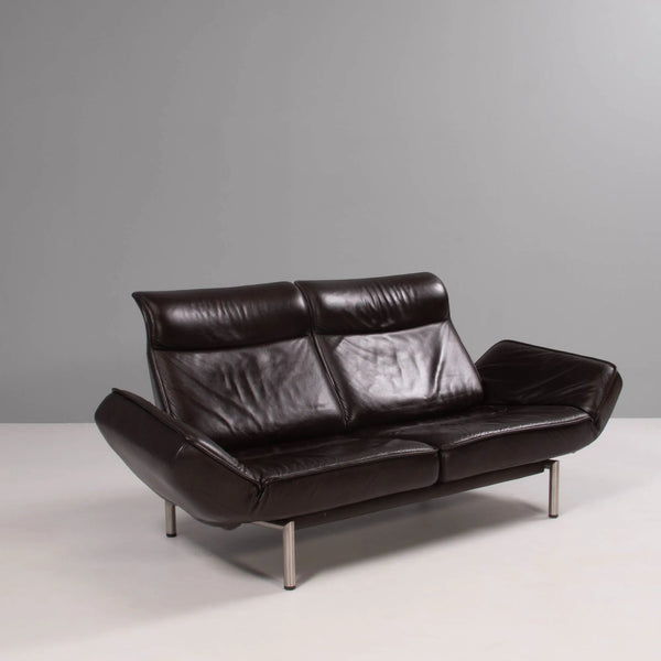 De Sede by Thomas Althaus DS - 450 Brown Leather Sofa - REHAUS - thomas althaus