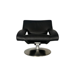 De Sede DS255/01 Armchair - In Black Leather @ REHAUS