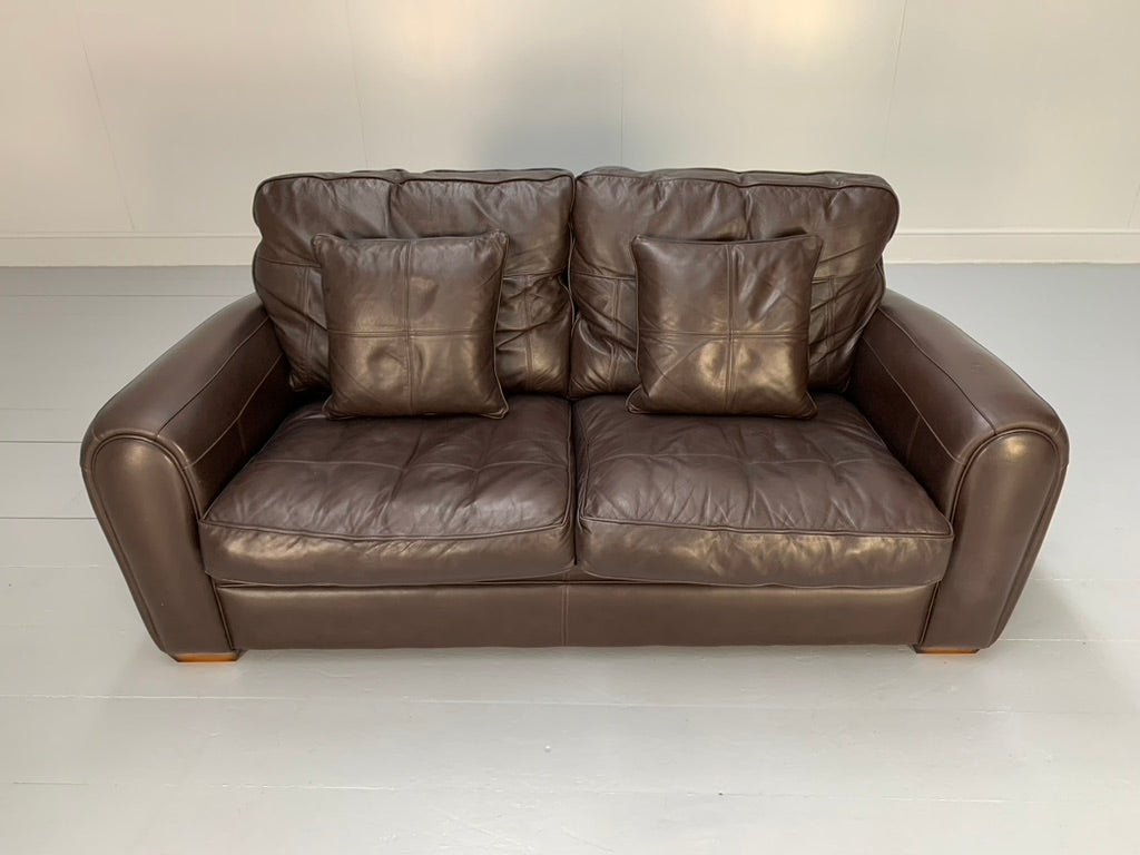 Duresta Spitfire 2 - Seat Sofa - In Dark Brown Mustang Leather @ REHAUS
