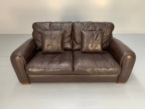 Duresta Spitfire 2 - Seat Sofa - In Dark Brown Mustang Leather @ REHAUS
