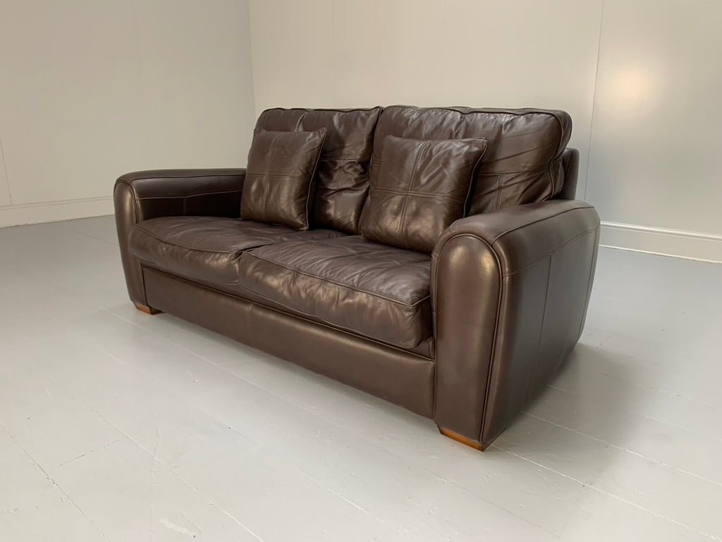 Duresta Spitfire 2 - Seat Sofa - In Dark Brown Mustang Leather @ REHAUS