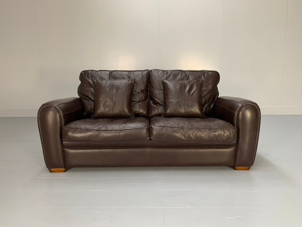 Duresta Spitfire 2 - Seat Sofa - In Dark Brown Mustang Leather @ REHAUS