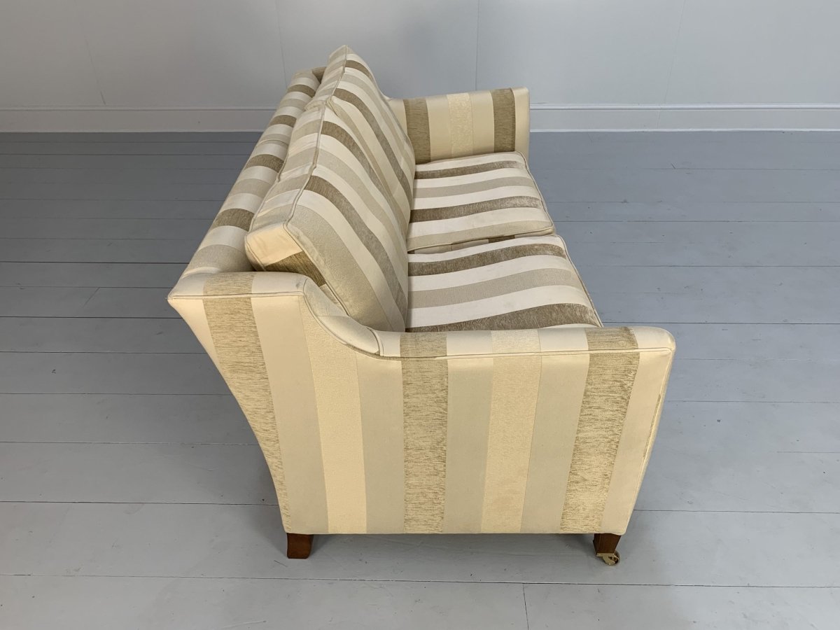 Duresta Villeneuve Sofa - 2.5 - Seat - In Ivory Gold Stripe @ REHAUS