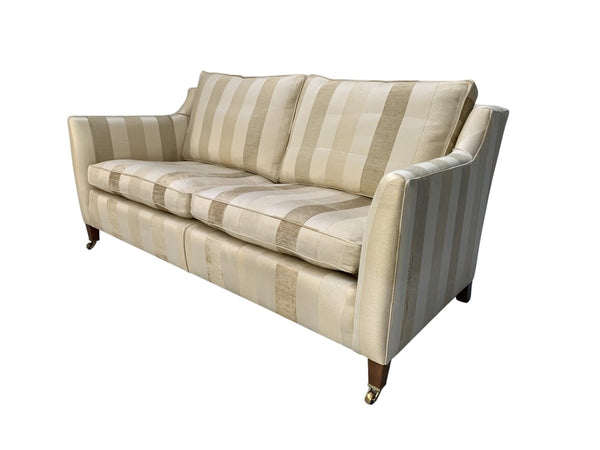 Duresta Villeneuve Sofa - 2.5 - Seat - In Ivory Gold Stripe @ REHAUS