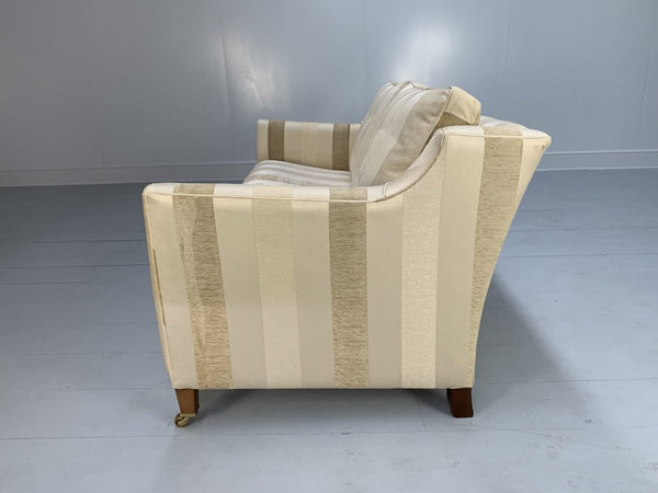 Duresta Villeneuve Sofa - 2.5 - Seat - In Ivory Gold Stripe @ REHAUS