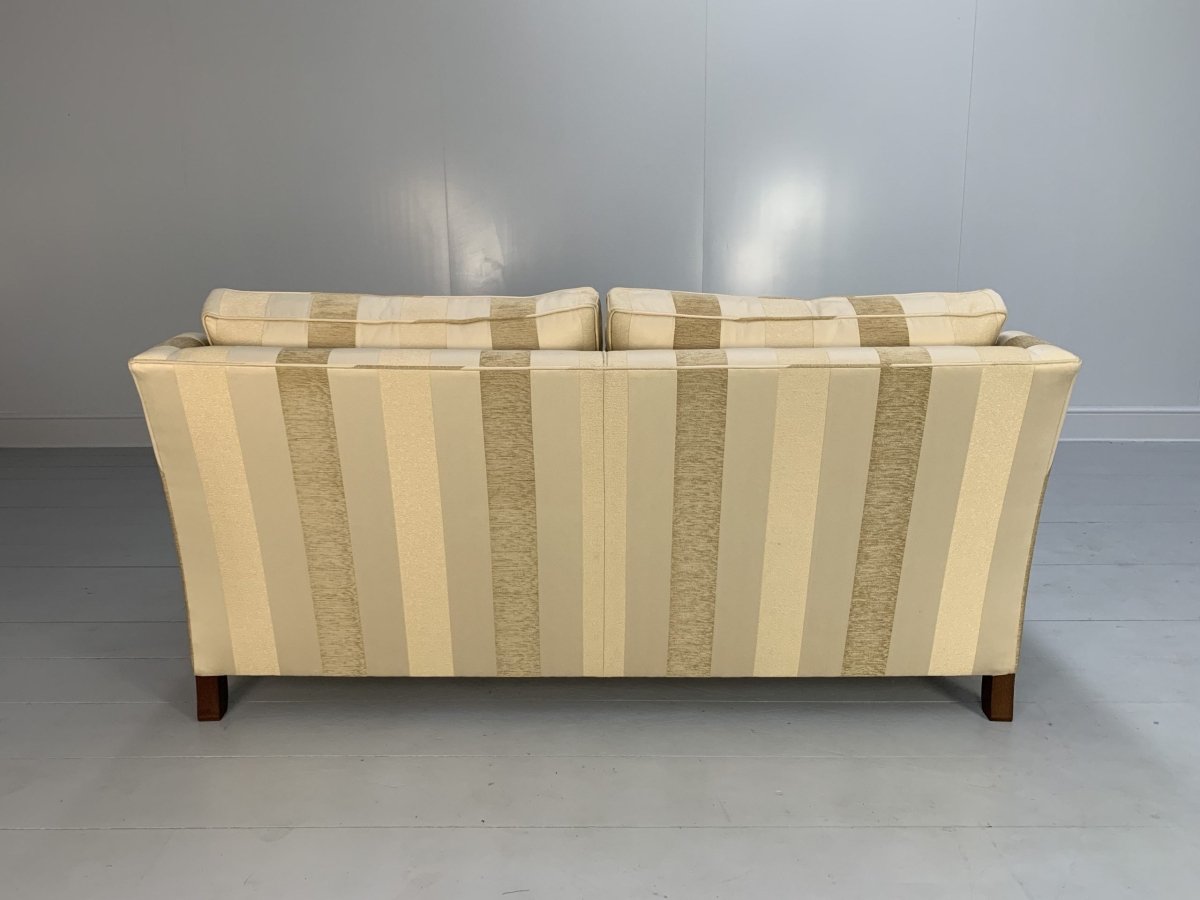Duresta Villeneuve Sofa - 2.5 - Seat - In Ivory Gold Stripe @ REHAUS