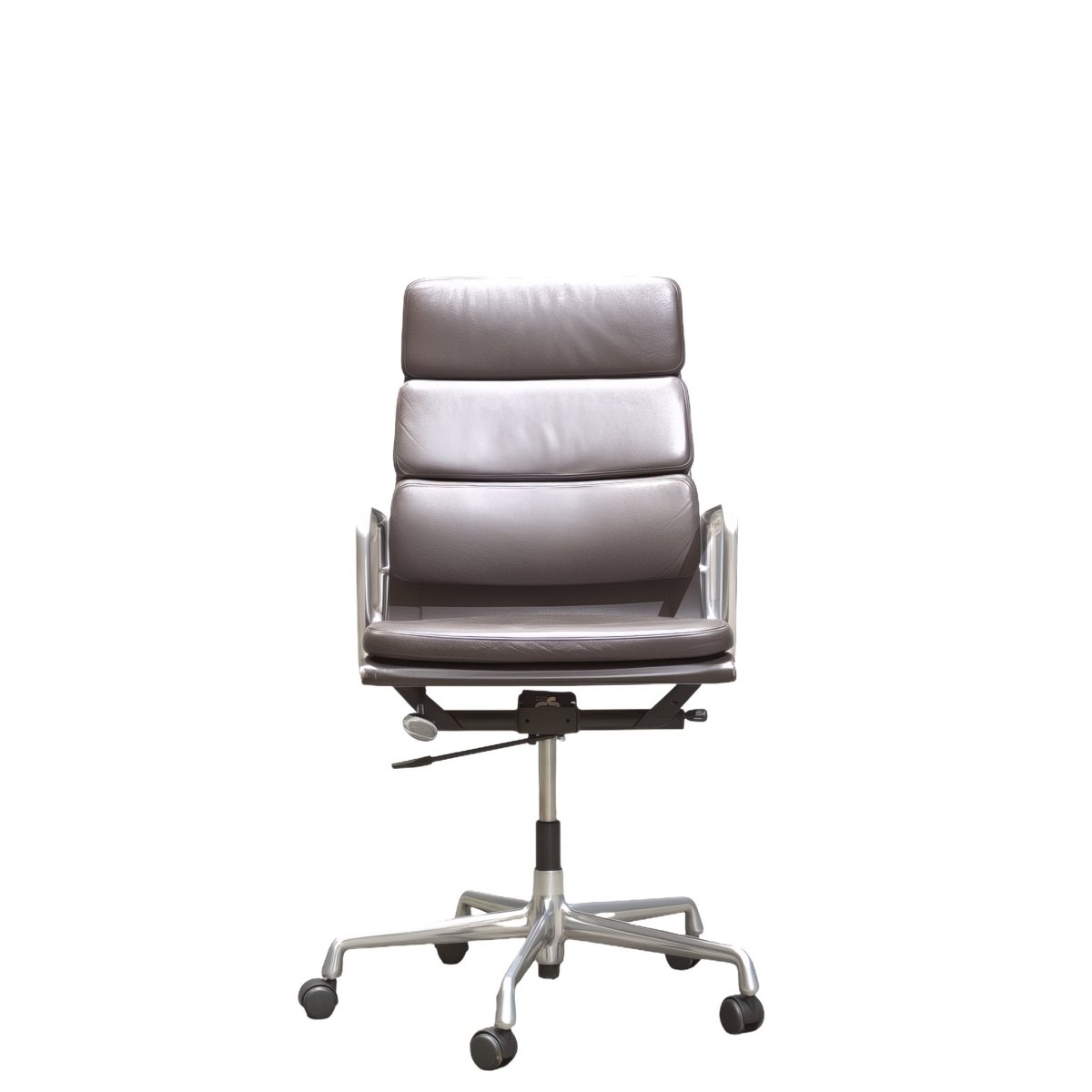 Eames Soft Pad EA219 High Back Leather Office Chair by Vitra @ REHAUS