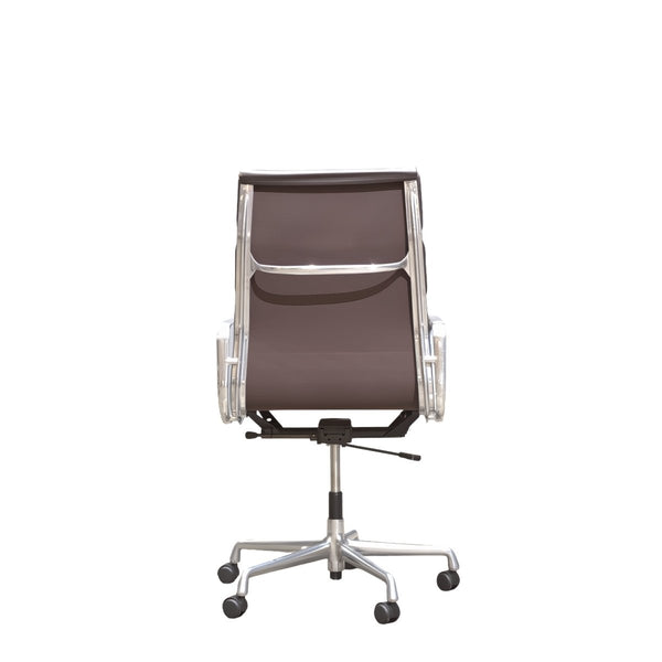 Eames Soft Pad EA219 High Back Leather Office Chair by Vitra @ REHAUS