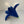 Edra Getsuen Lily Armchair - In Blue Velvet @ REHAUS