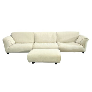 Edra Grande Soffice Sofa and Footstool by Francesco Binfaré @ REHAUS
