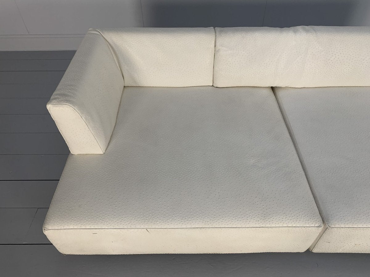 Edra L'Homme Et La Femme Sofa - In Ostrich Leather @ REHAUS