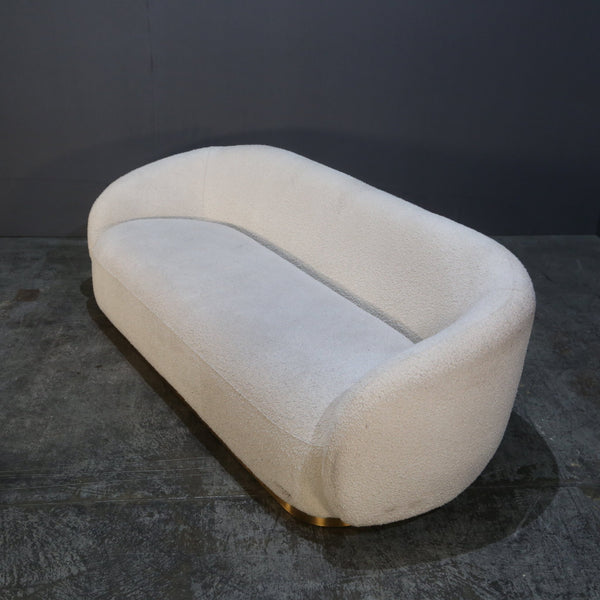 Eichholtz Brice White Boucle Sofa @ REHAUS