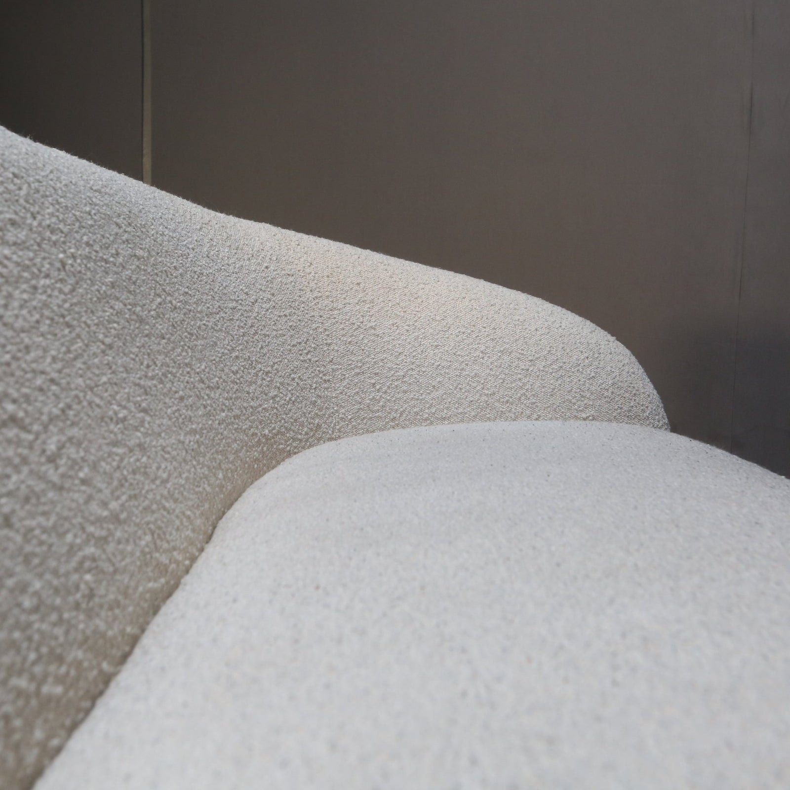 Eichholtz Brice White Boucle Sofa @ REHAUS