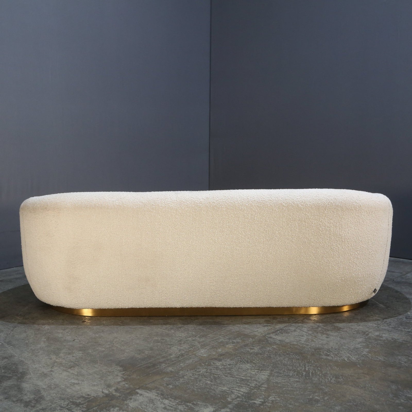 Eichholtz Brice White Boucle Sofa @ REHAUS