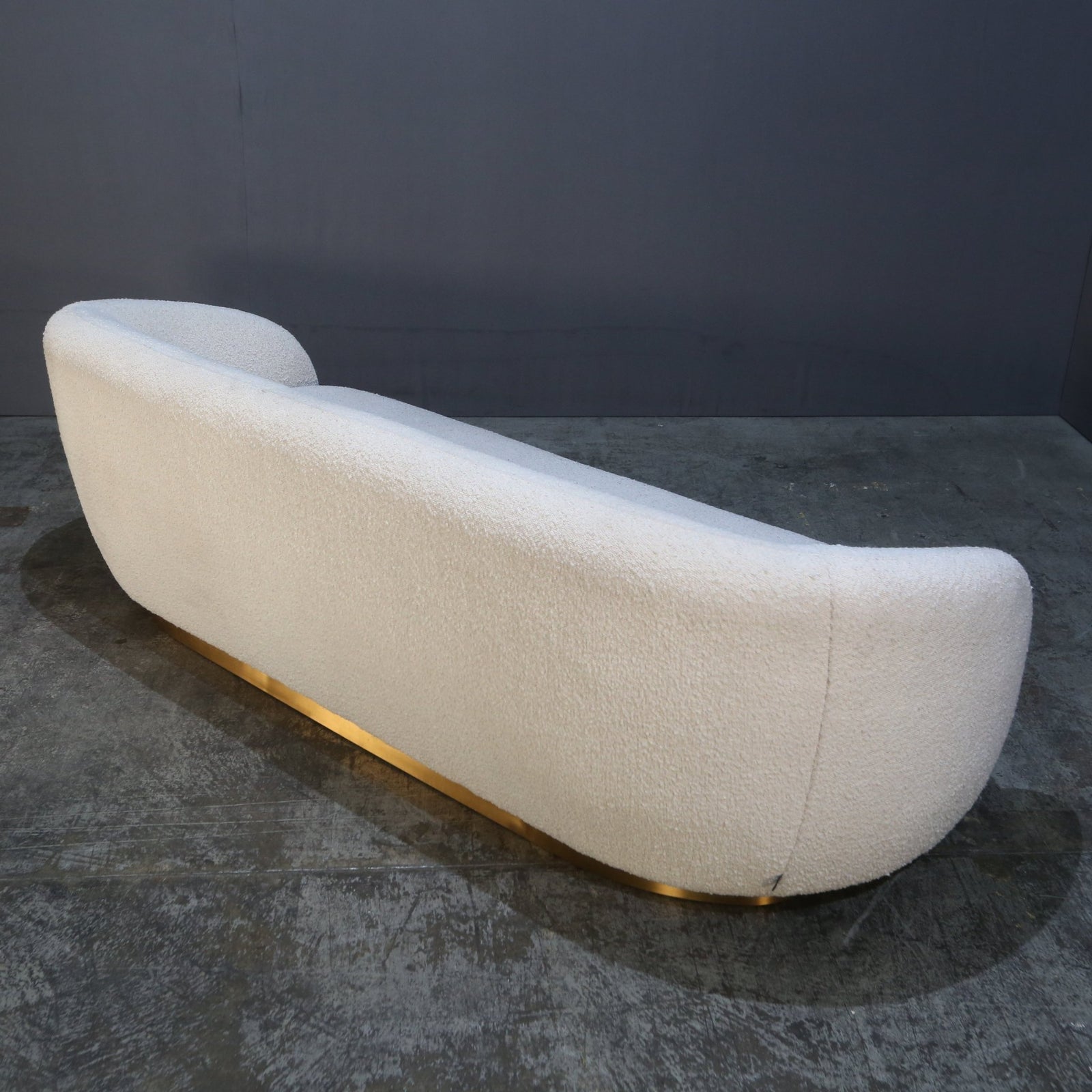 Eichholtz Brice White Boucle Sofa @ REHAUS