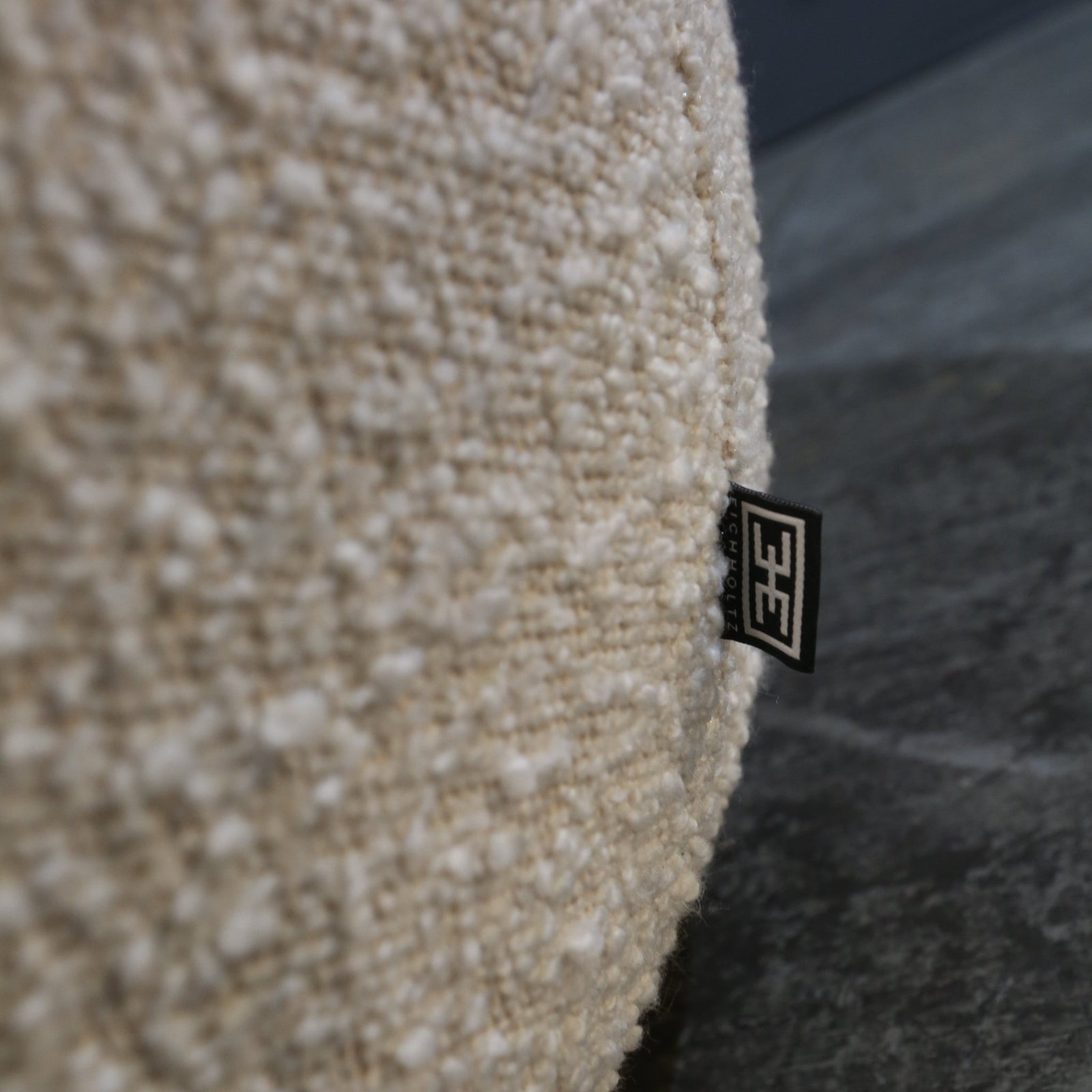 Eichholtz Brice White Boucle Sofa @ REHAUS