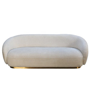 Eichholtz Brice White Boucle Sofa @ REHAUS