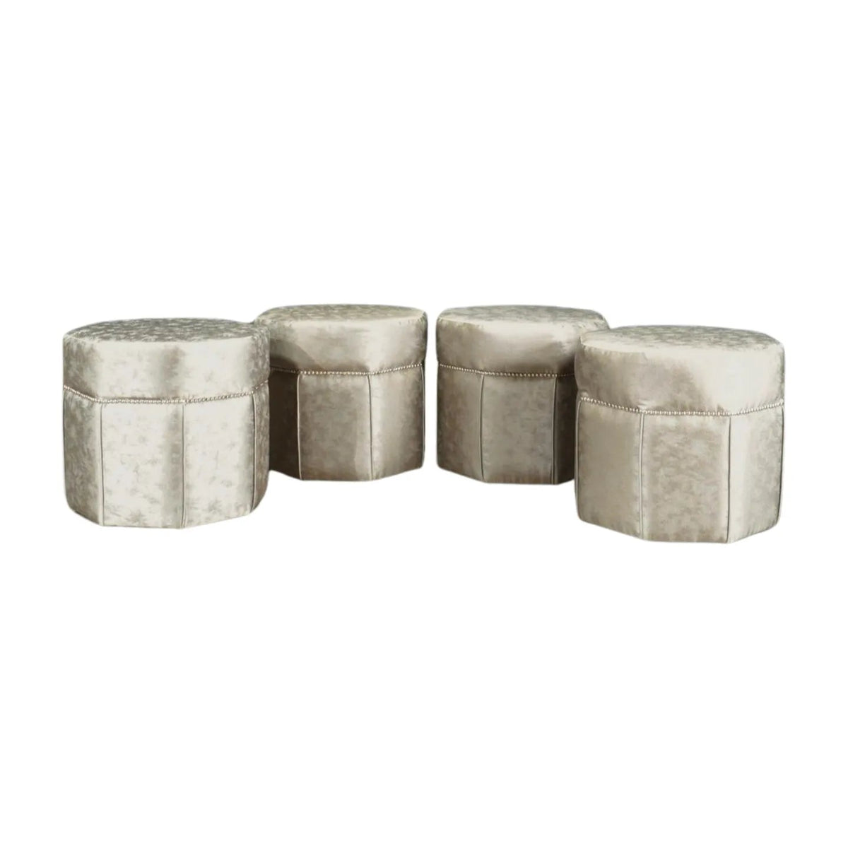 Eichholtz Fabric Covered stool in Grey – REHAUS