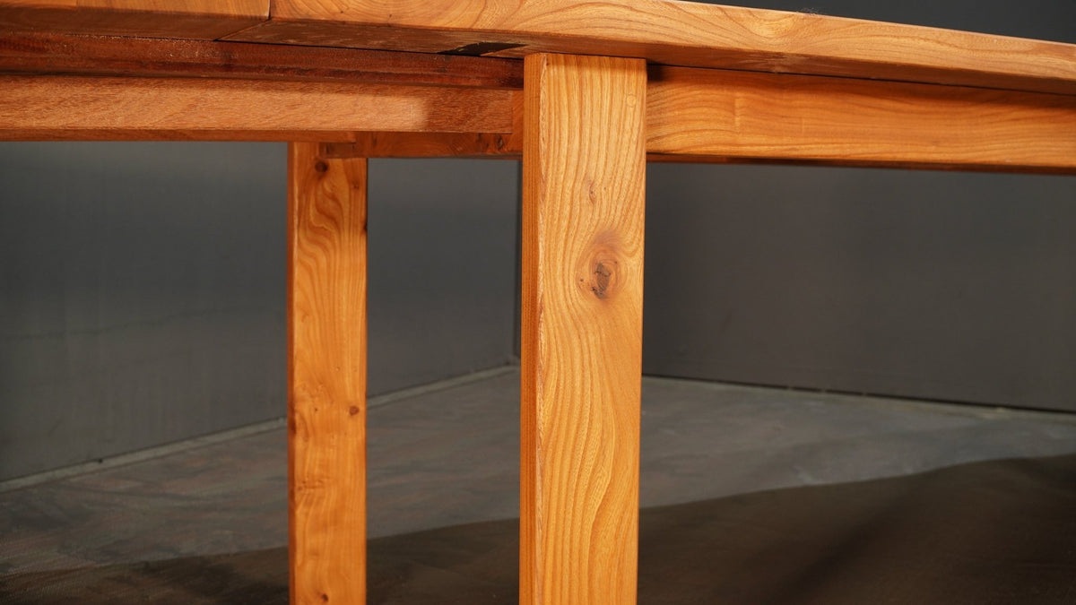 Elm Wood Extendable Dining Table @ REHAUS