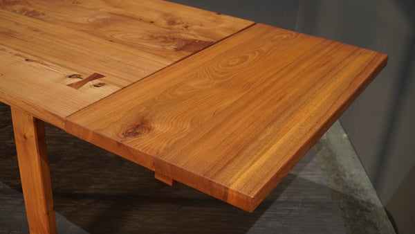 Elm Wood Extendable Dining Table @ REHAUS