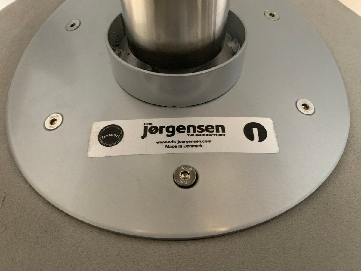 Erik Jorgensen Apollo EJ 96 Chair - In Mid - Grey Alcantara @ REHAUS
