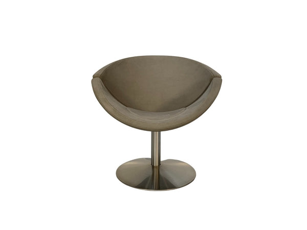 Erik Jorgensen Apollo EJ 96 Chair - In Mid - Grey Alcantara @ REHAUS
