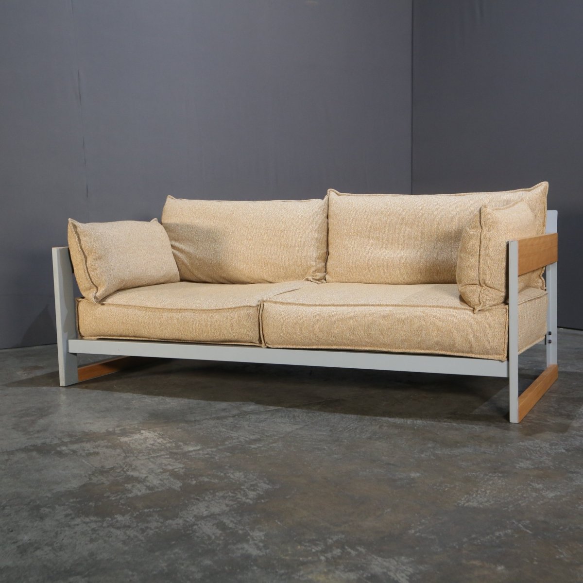 Established & Sons Beige Cassette Sofa by Ronan & Erwan Bouroullec @ REHAUS