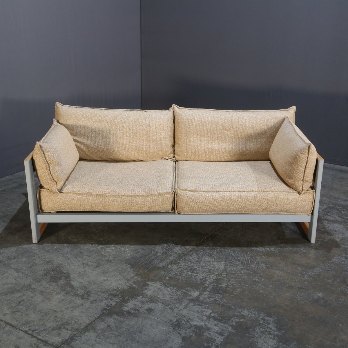 Established & Sons Beige Cassette Sofa by Ronan & Erwan Bouroullec @ REHAUS