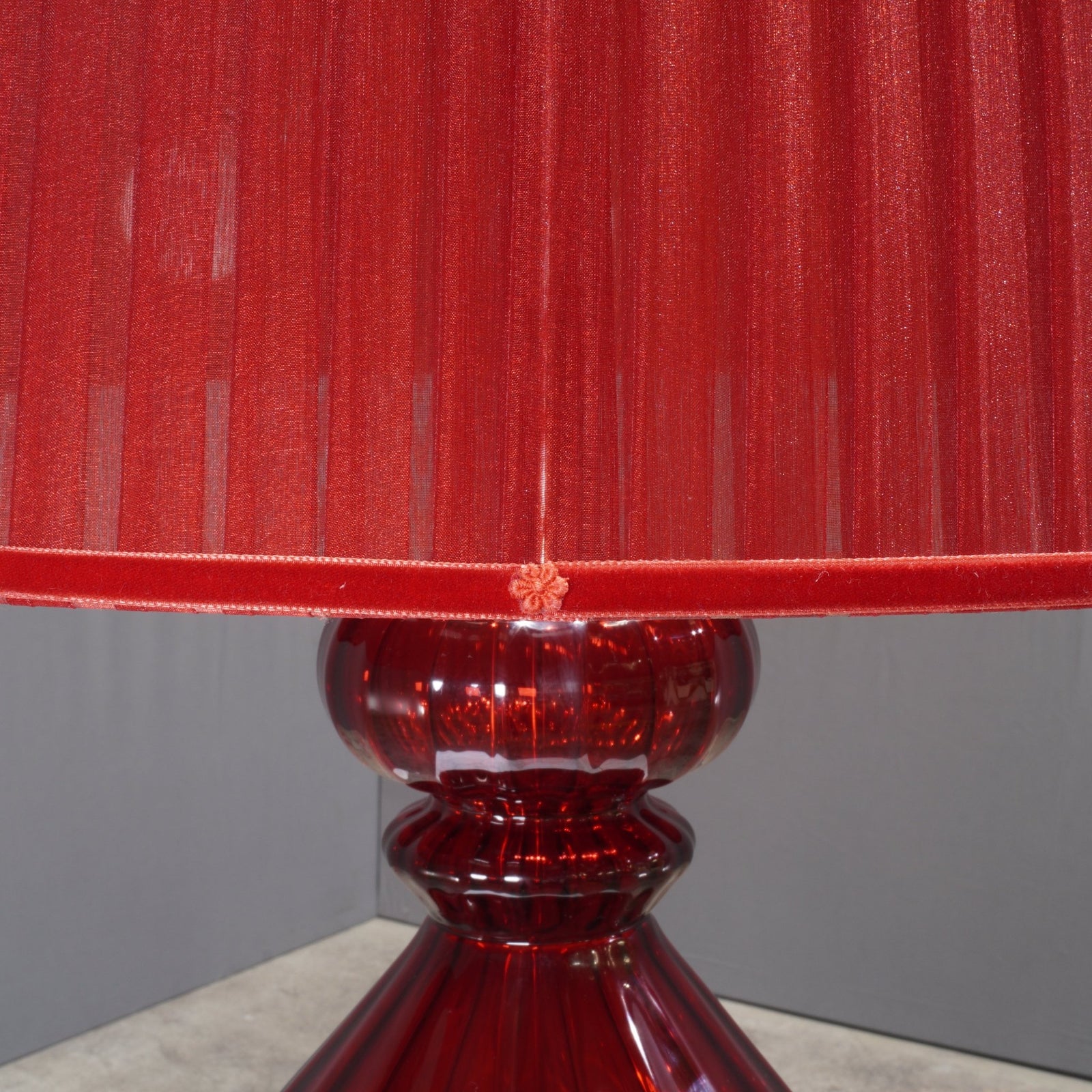 Fendi Casa Red Murano Table Lamp @ REHAUS