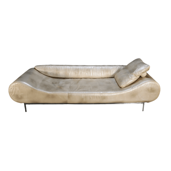Fendi Casa White Iguana Leather Eros Sofa @ REHAUS