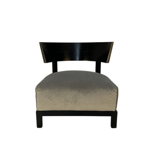 Flexform Thomas Armchair - In Grey Velvet @ REHAUS