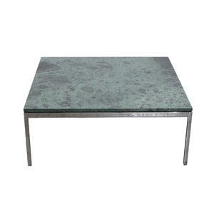 Florence Knoll Coffee Table with Verde Alpi Marble Top @ REHAUS