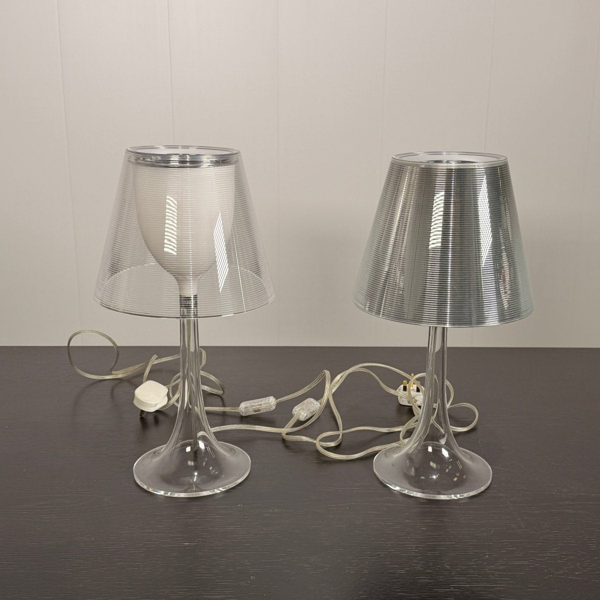 Flos Miss K Lamps by Philippe Starck, Set of Two with Differing Shades @ REHAUS
