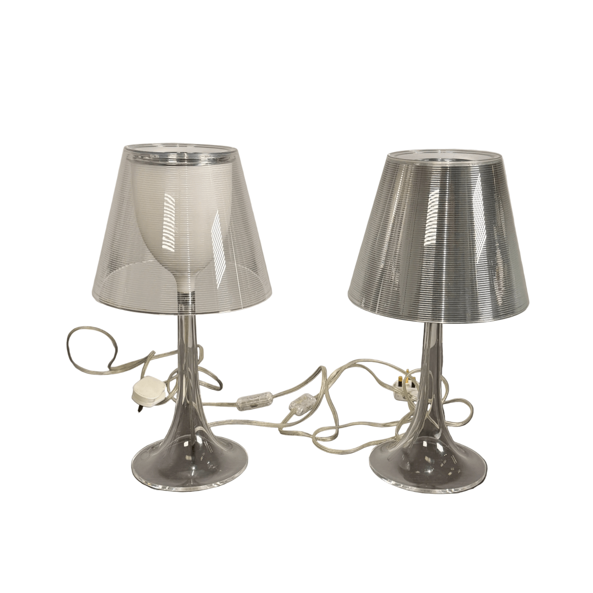 Flos Miss K Lamps by Philippe Starck, Set of Two with Differing Shades @ REHAUS