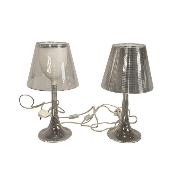 Flos Miss K Lamps by Philippe Starck, Set of Two with Differing Shades @ REHAUS