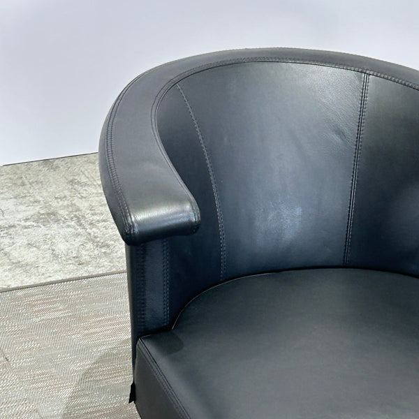 Frighetto Leather Swivel Chair, Set of Four @ REHAUS