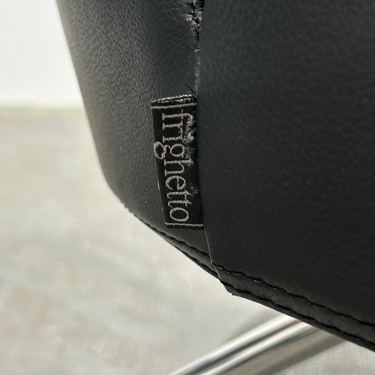 Frighetto Leather Swivel Chair, Set of Four @ REHAUS