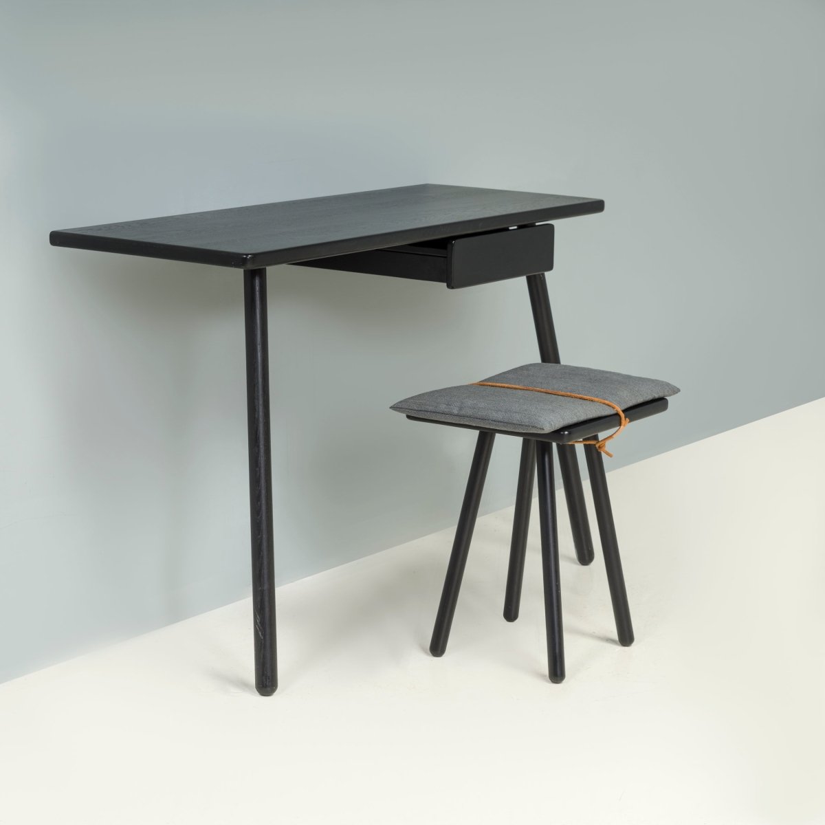 Fritz Hansen by Chris Liljenberg Halstrøm Black Oak Georg Console Table & Stool @ REHAUS