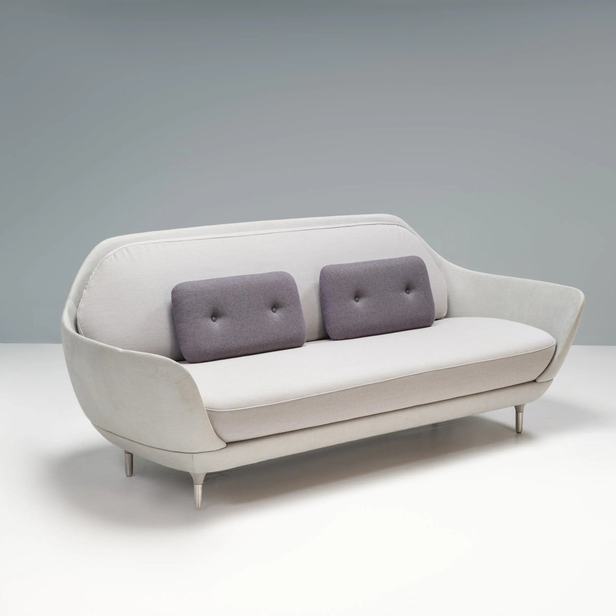Fritz Hansen by Jaime Hayón Grey Favn Three Seater Sofa - REHAUS - Jaime Hayón
