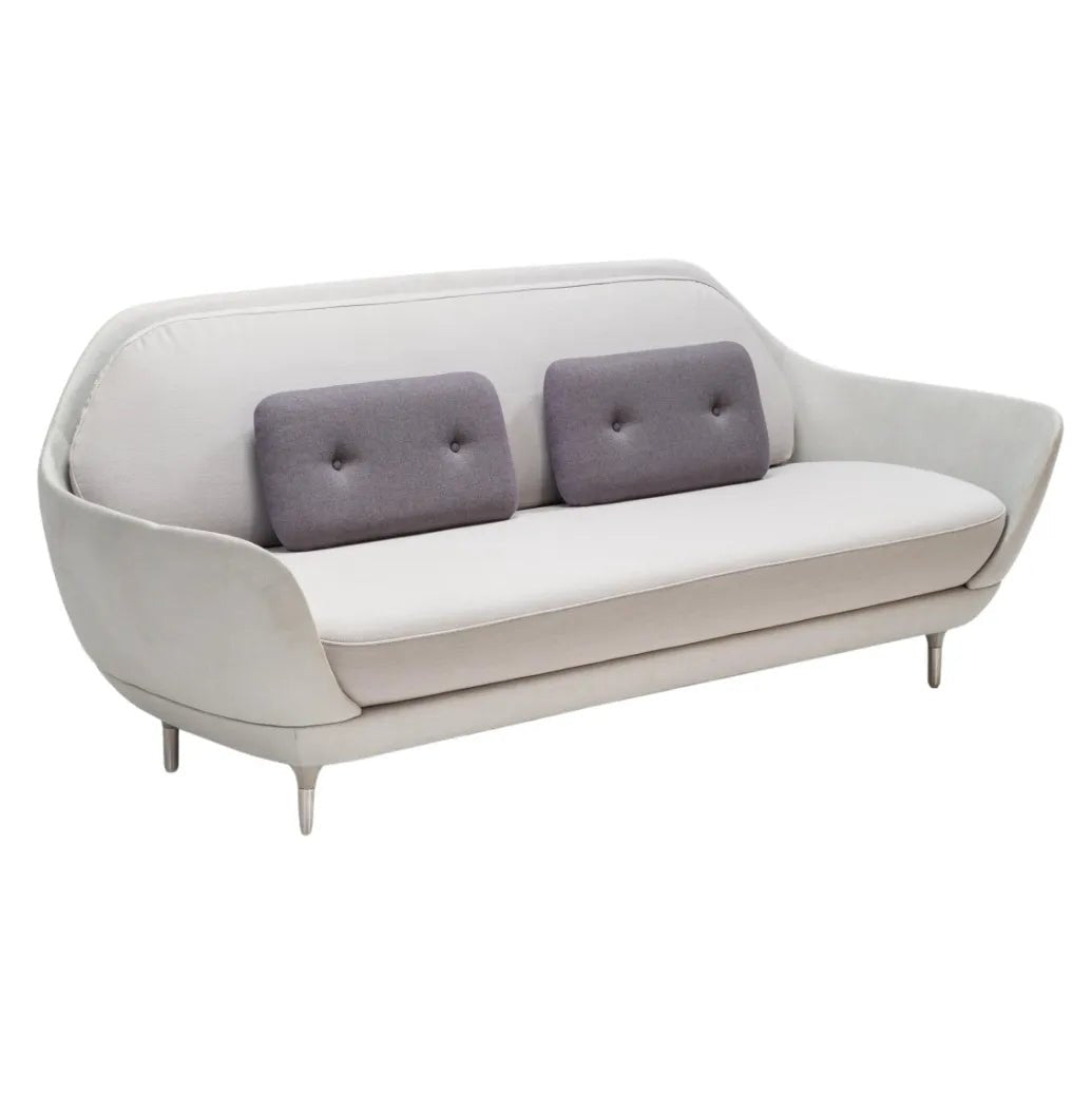 Fritz Hansen by Jaime Hayón Grey Favn Three Seater Sofa - REHAUS - Jaime Hayón