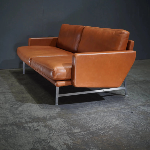 Fritz Hansen Lissoni Two Seater Leather Sofa by Piero Lissoni @ REHAUS