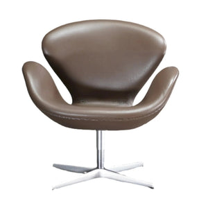 Fritz Hansen Swan™ Leather Chair by Arne Jacobsen, Single - REHAUS - Fritz Hansen
