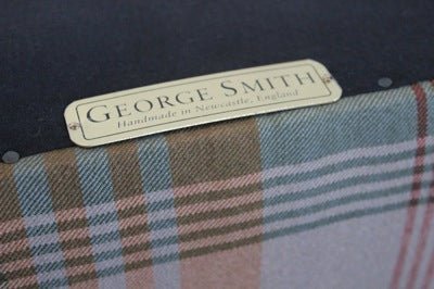 George Smith Baby Signature Footstool in Iconic Mulberry Fabric @ REHAUS