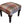 George Smith Baby Signature Footstool in Iconic Mulberry Fabric @ REHAUS