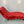 George Smith Chaise - Brewster - Chaise in Deep - Red Italian Velvet @ REHAUS