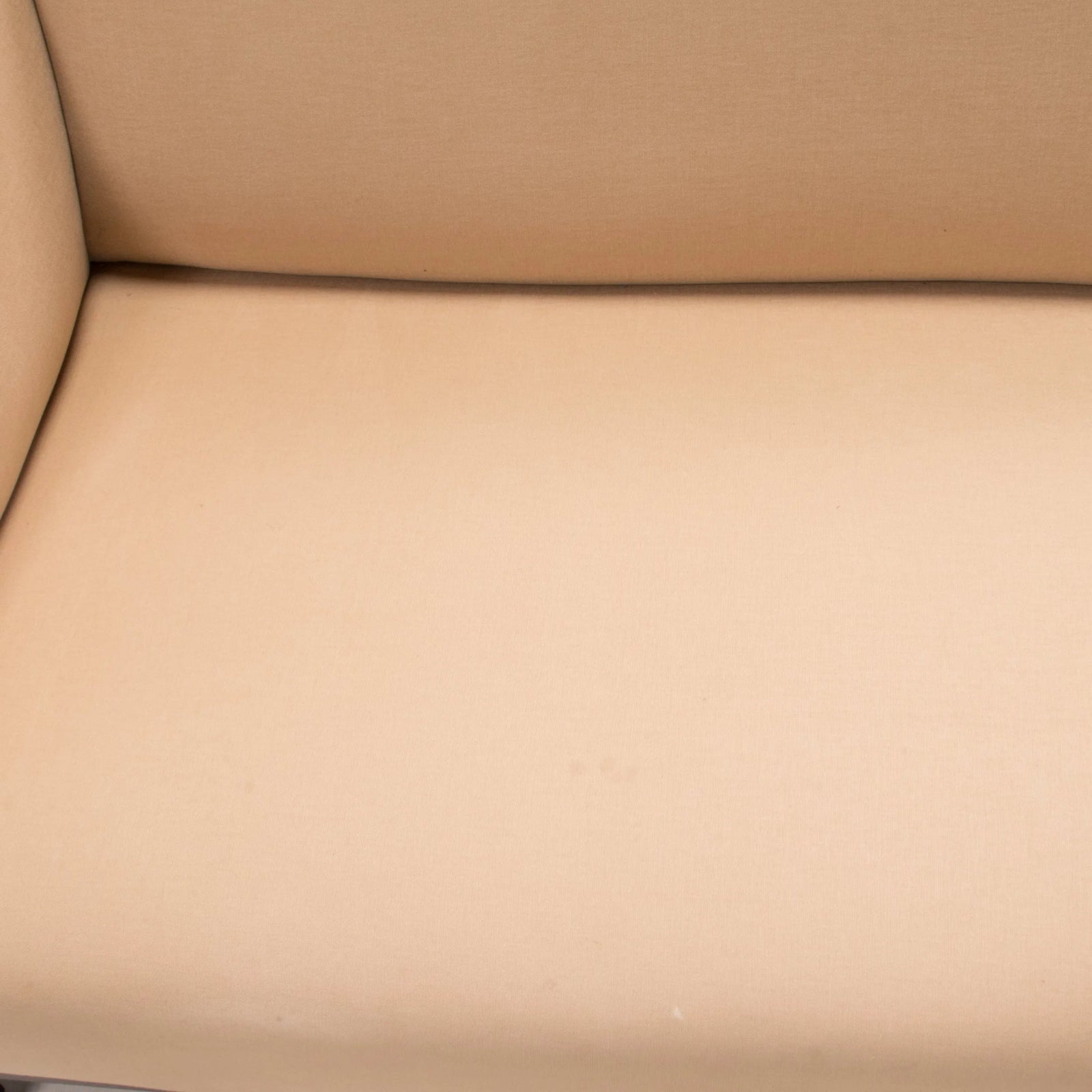 George Smith Chippendale Fixed Seat Cream Fabric Sofa, 3 Seater - REHAUS - George Smith