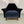 George Smith Justice Armchair by Tom Dixon in Black & Baltic Blue Mohair Velvet @ REHAUS