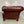 George Smith Leather Sofa - Early Victorian Chesterfield - Buttoned Sofa in Cinnamon Leather @ REHAUS