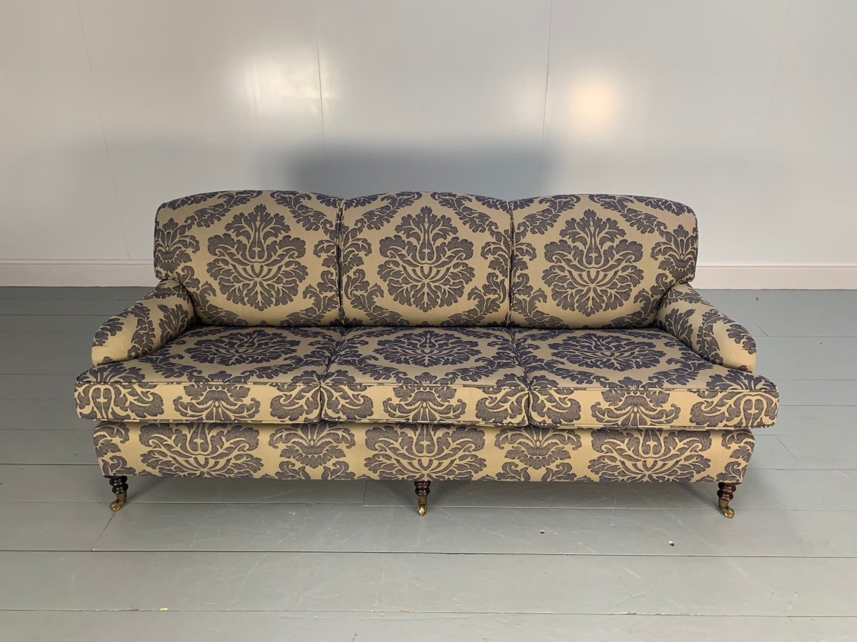 George Smith Signature Standard - Arm Large 3 - Seat Sofa - In Bernini Damask @ REHAUS